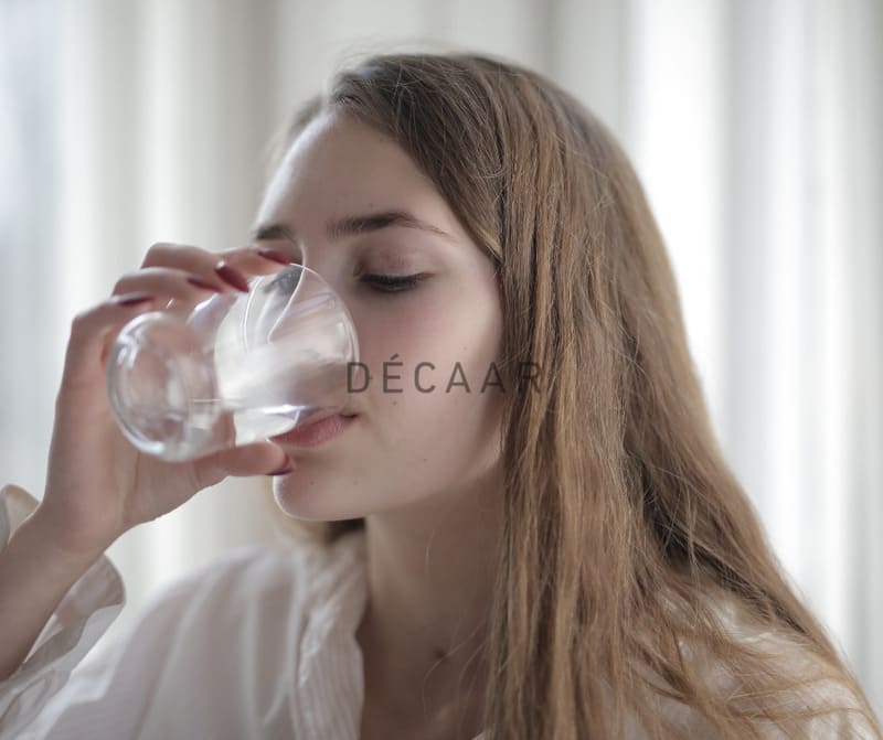 Peel da vi tảo cần uống đủ nước